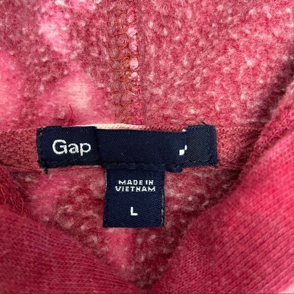 Distressed GAP The Eastern Atlantic 1969 Showdown Bleached Tie Dye Hoodie - Picture 5 of 8